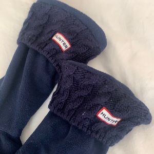 ❄️ Navy Hunter tall boot socks ❄️